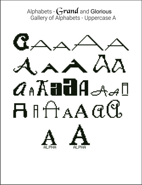 Alphabets- Grand and Glorious